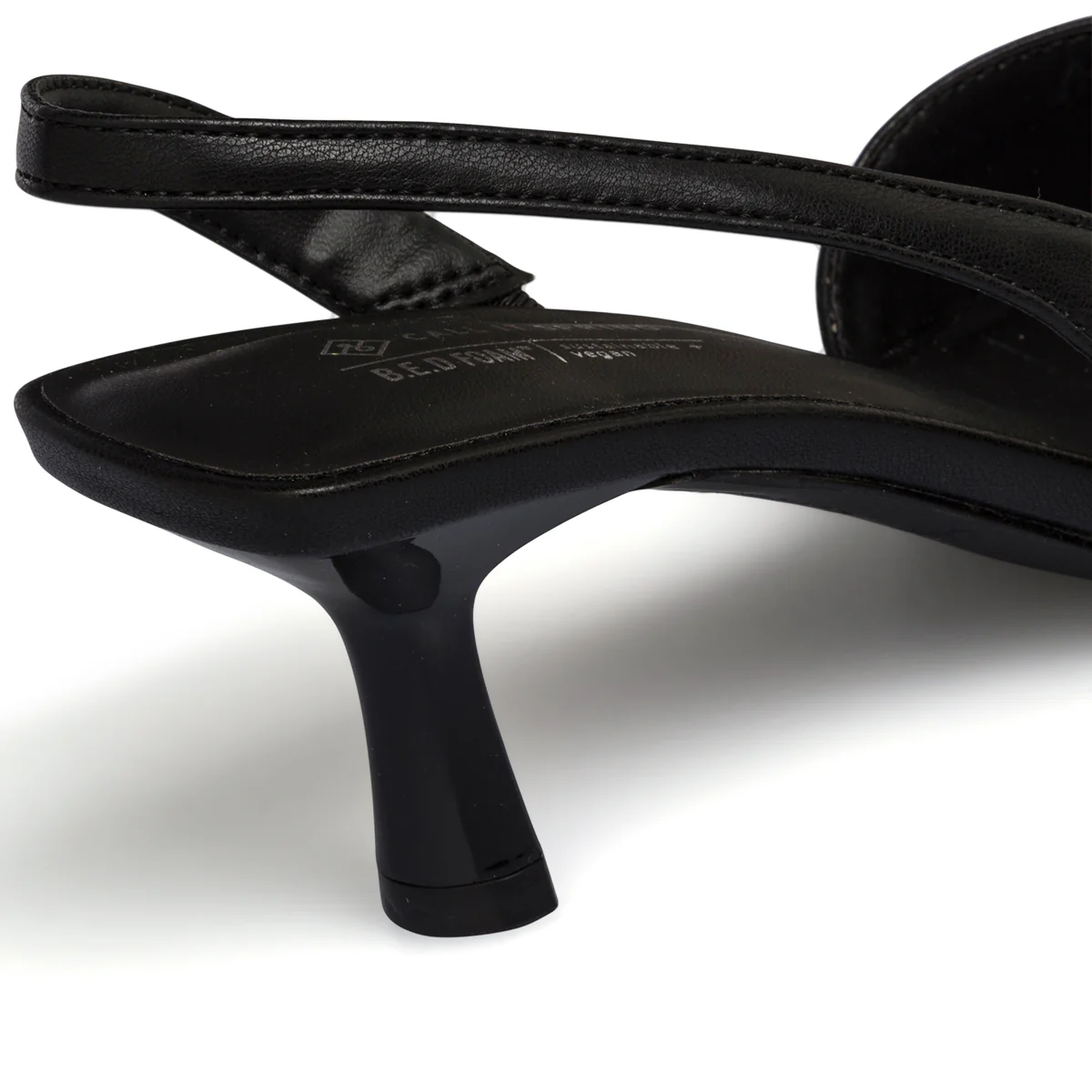 Décolleté slingback nere in pelle vegana con tacco a stiletto Call It Spring Harmonyy - Image 7