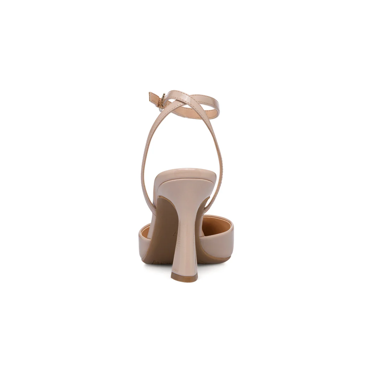 Décolleté slingback nude in vernice con cinturino alla caviglia e tacco 9 cm Swish Jeans - Image 7