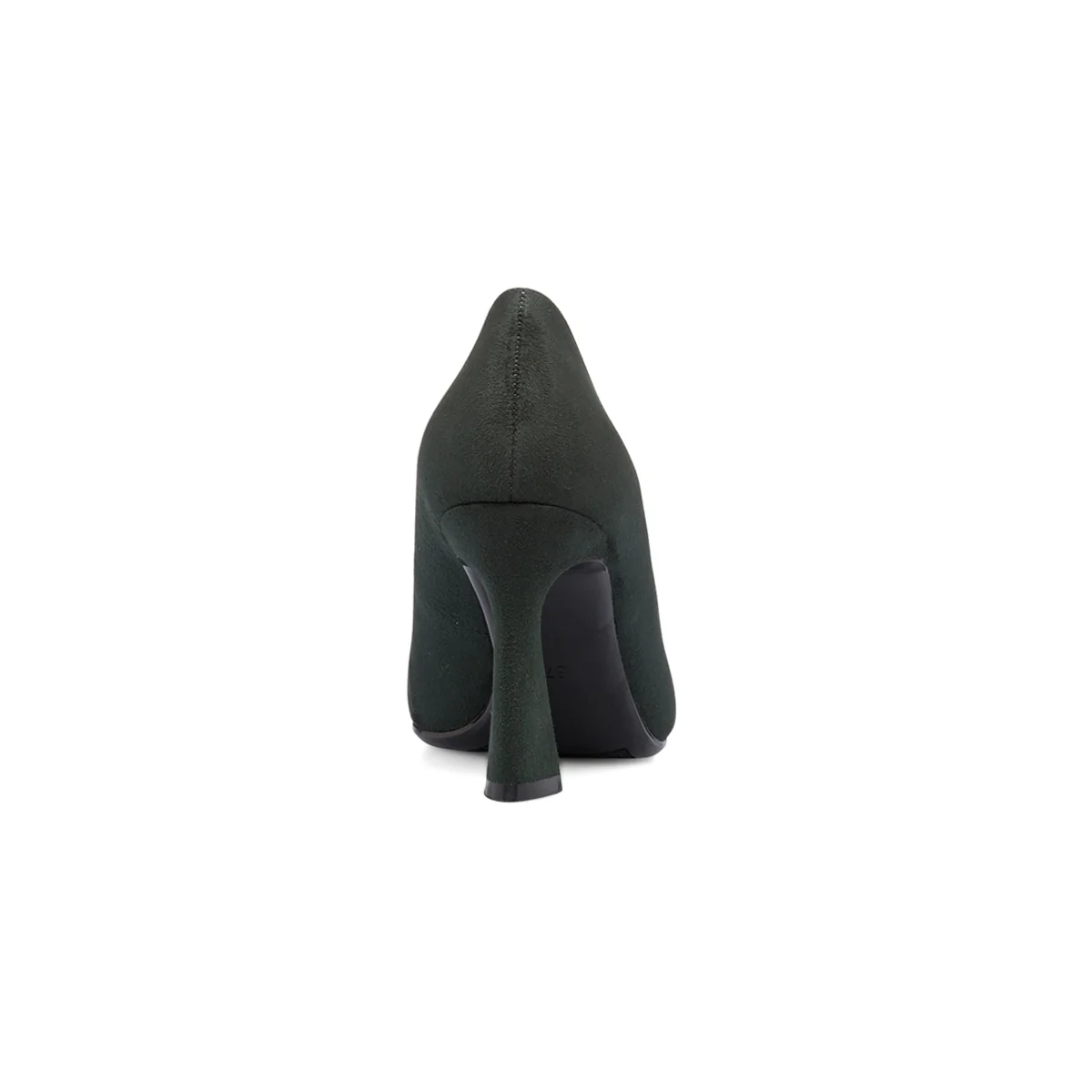 Décolleté verdi in microfibra con tacco a campana 9 cm Lora Ferres - Image 7