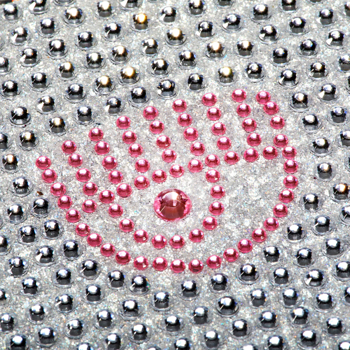 Diario scolastico con strass argento e rosa con logo Chiara Ferragni - Image 3