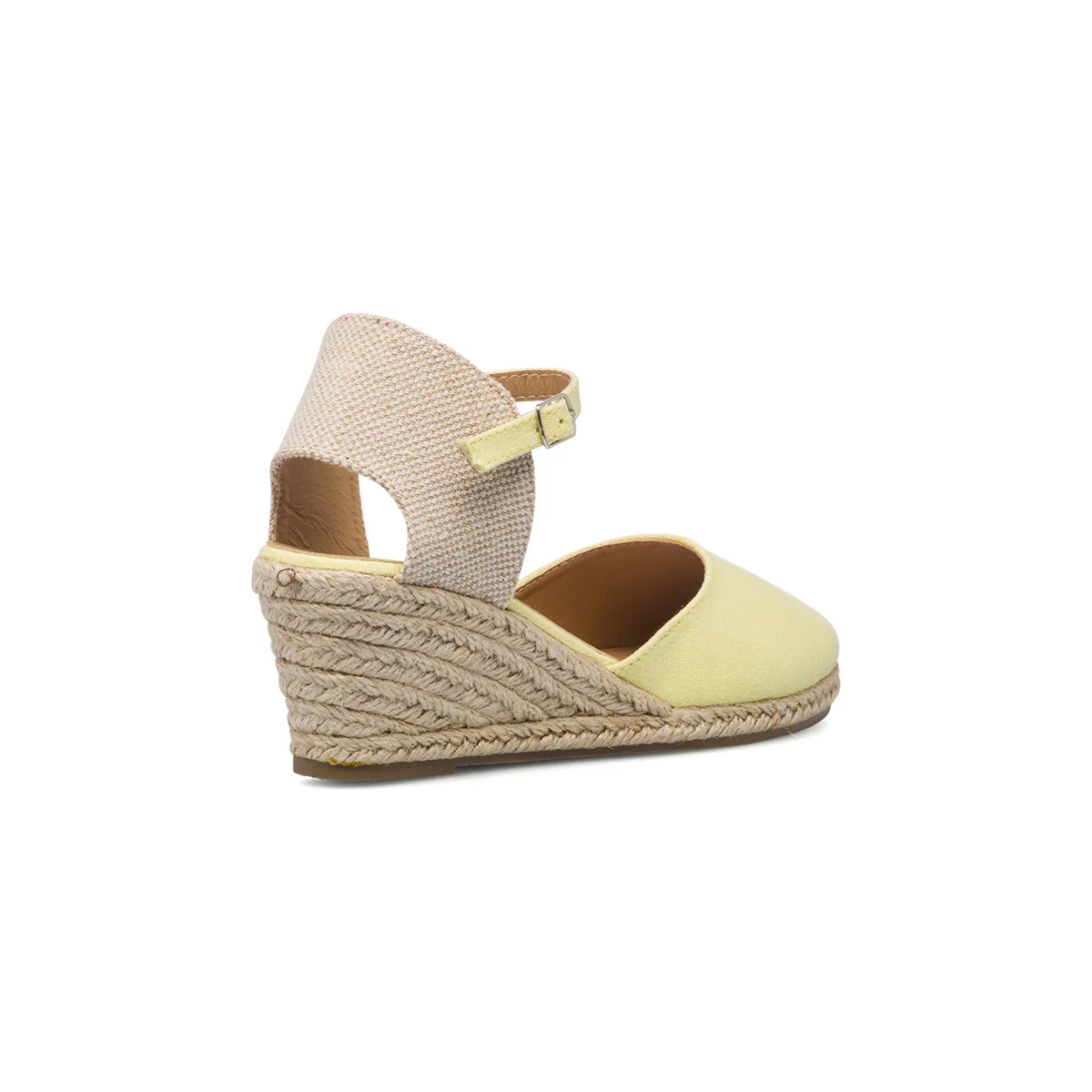 Espadrillas con zeppa gialle da donna con suola in corda 6 cm Lora Ferres - Image 3