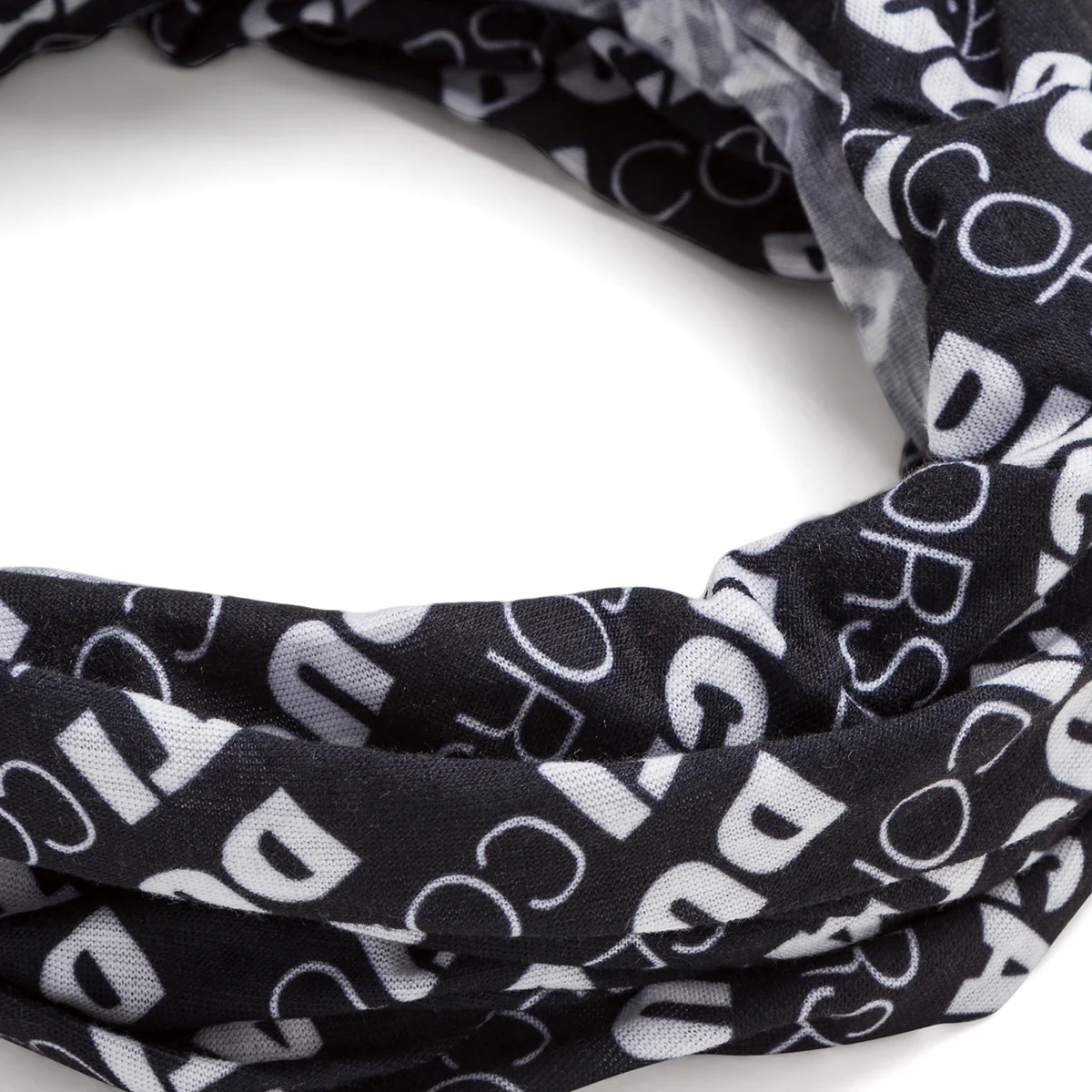 Fascia elastica multifunzionale nera con loghi bianchi Ducati Corse Istanbul - Image 3