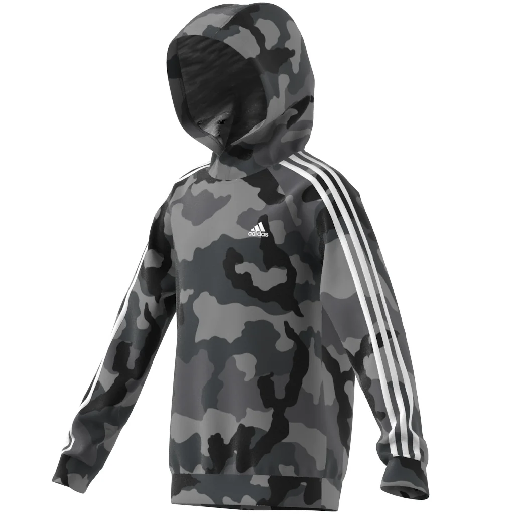 Felpa bambino con cappuccio Essentials Allover Print adidas - Image 5