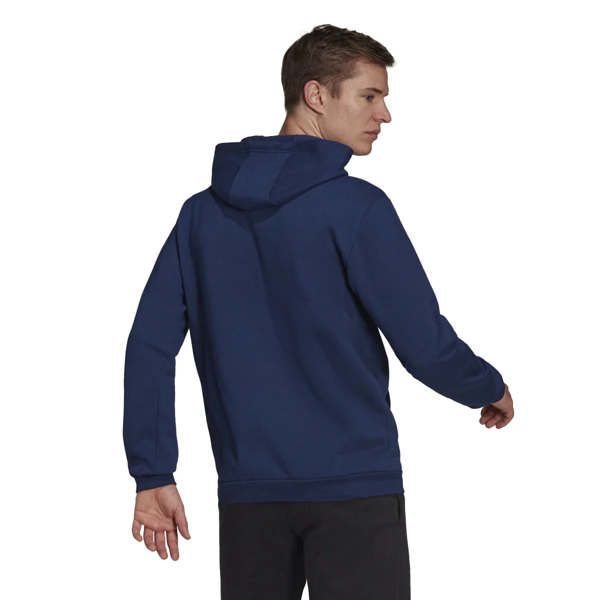 Felpa blu da uomo con cappuccio adidas Entrada 22 - Image 3