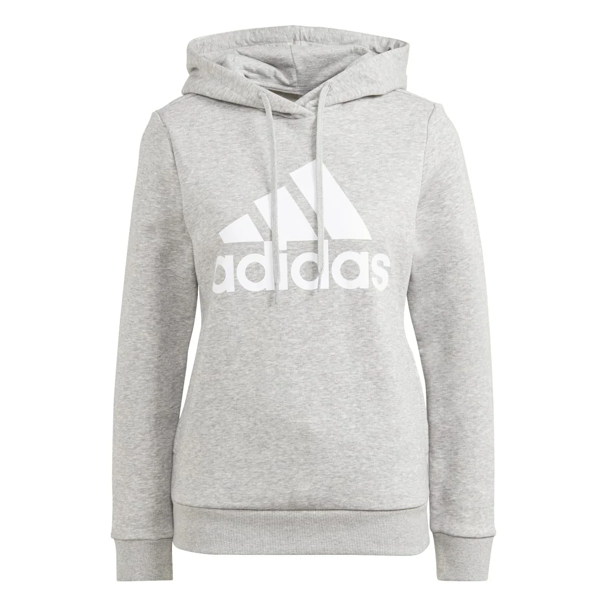 Felpa con cappuccio grigia da donna adidas LOUNGEWEAR Essentials Logo Fleece - Image 6