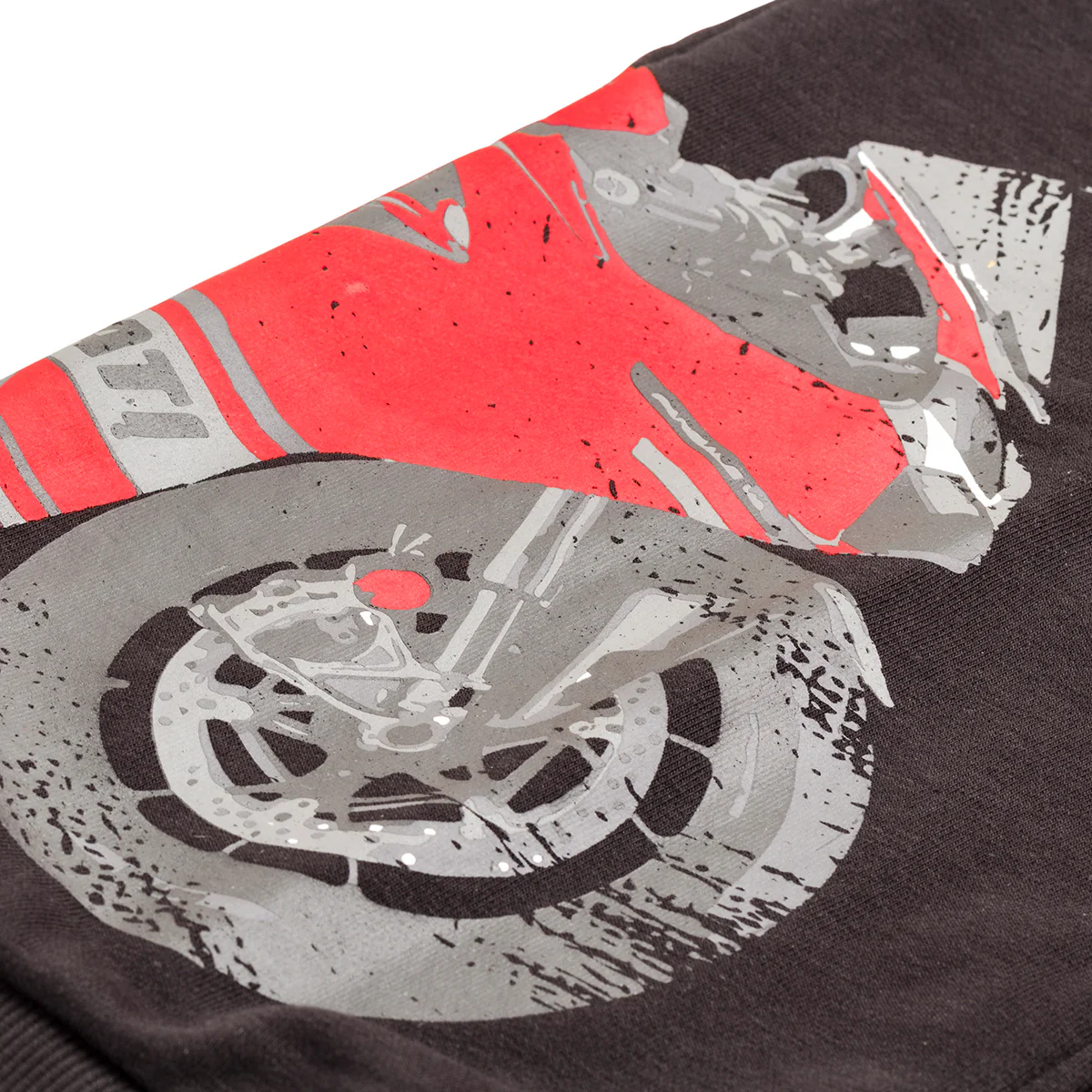 Felpa con cappuccio nera da bambino con logo e stampa sul lato Ducati Corse - Image 3