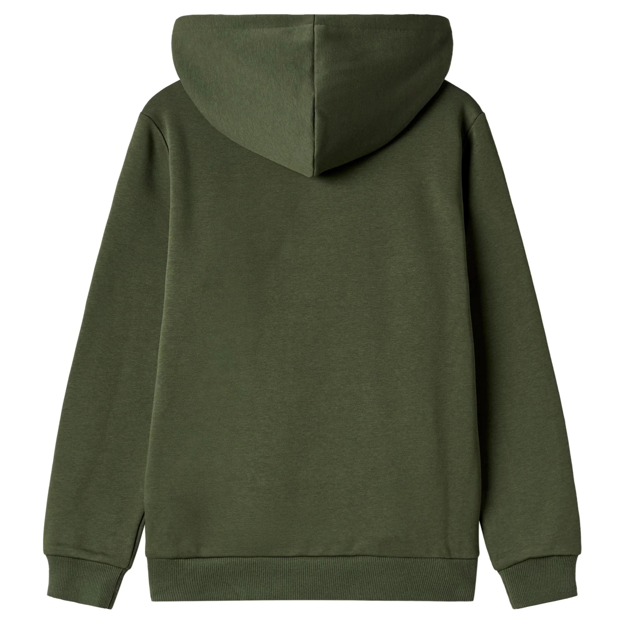 Felpa con cappuccio verde da bambino con logo sul petto sinistro Puma - Image 2