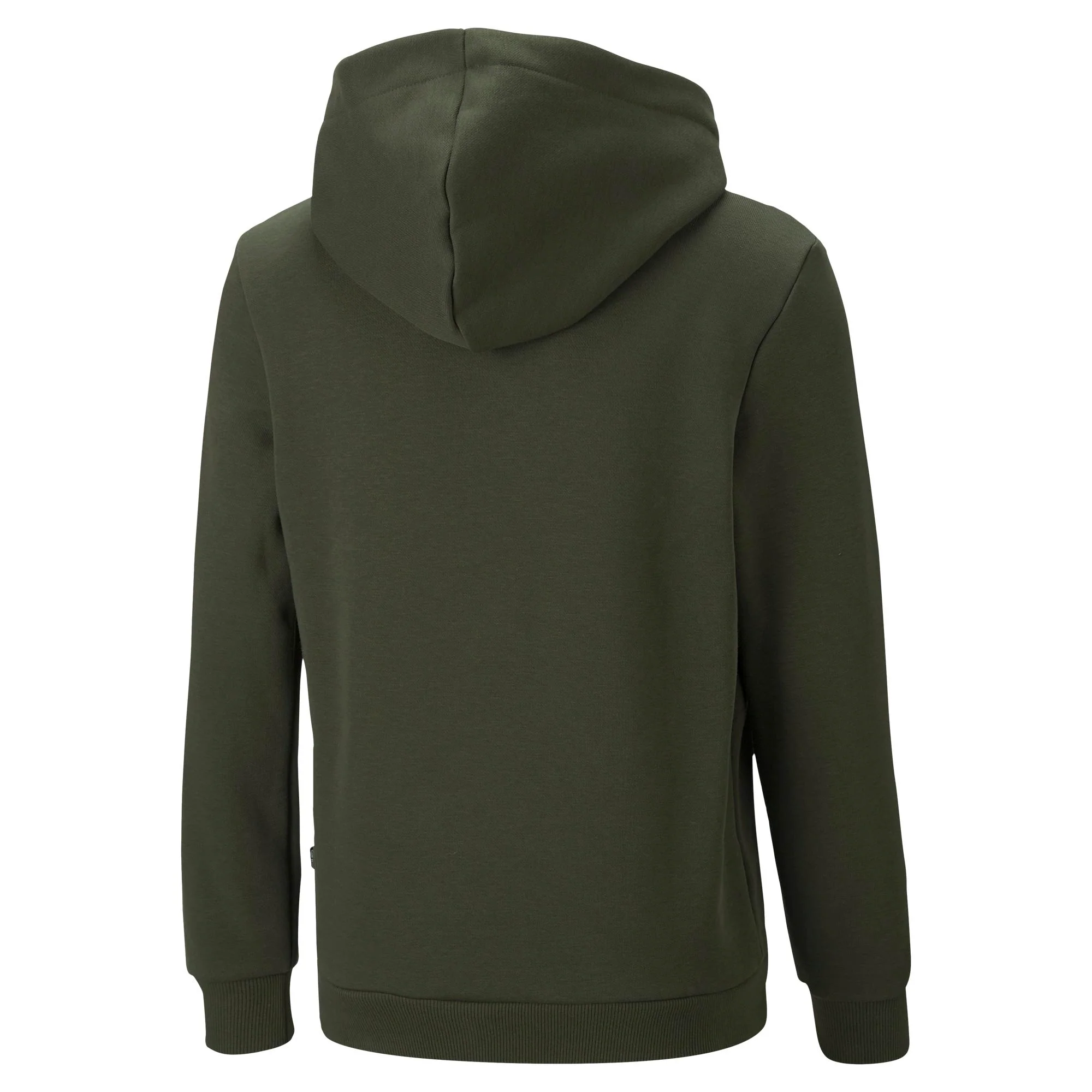 Felpa con cappuccio verde da bambino Puma Essentials+ 2 Two-Tone Big Logo - Image 2