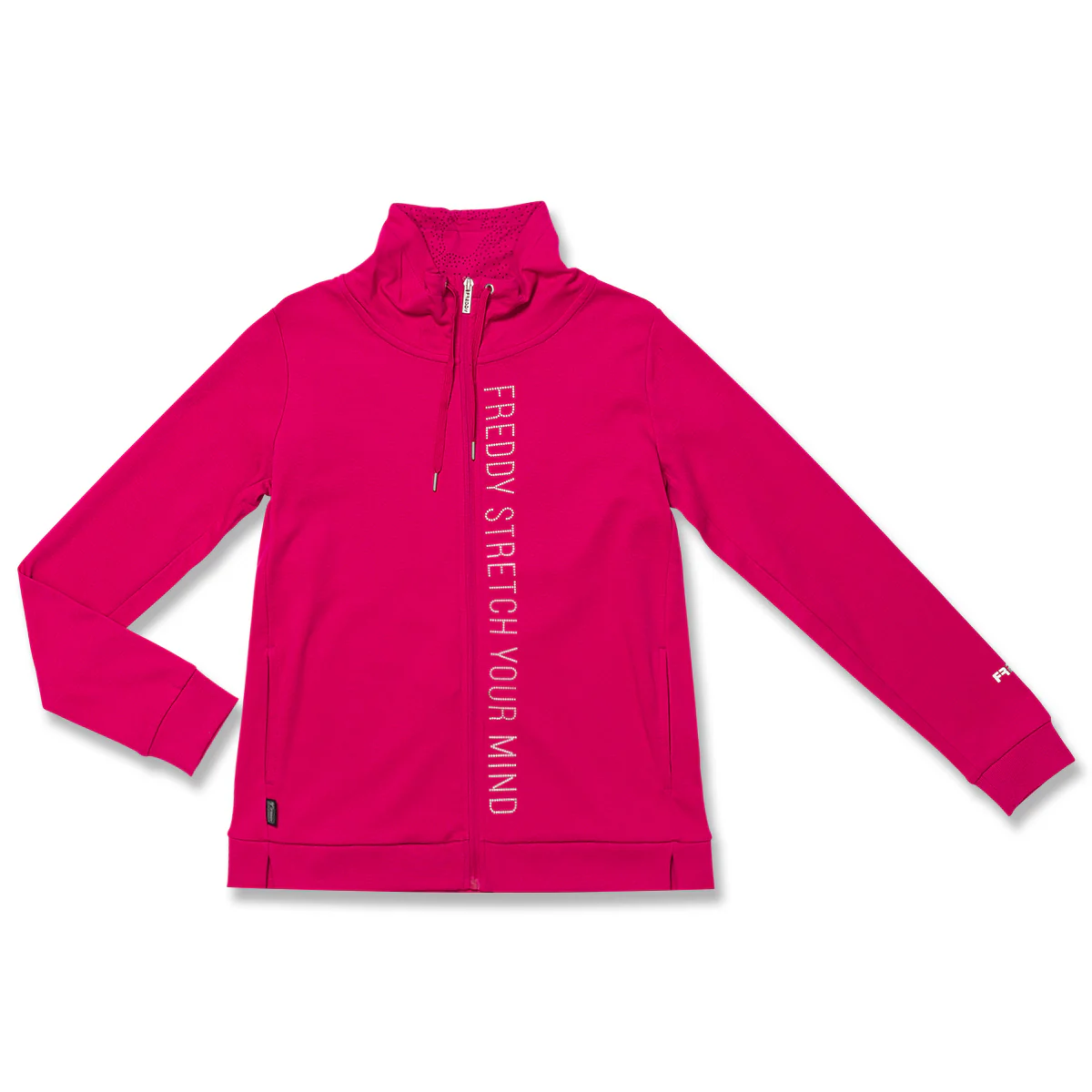 Felpa full-zip fucsia da donna Freddy