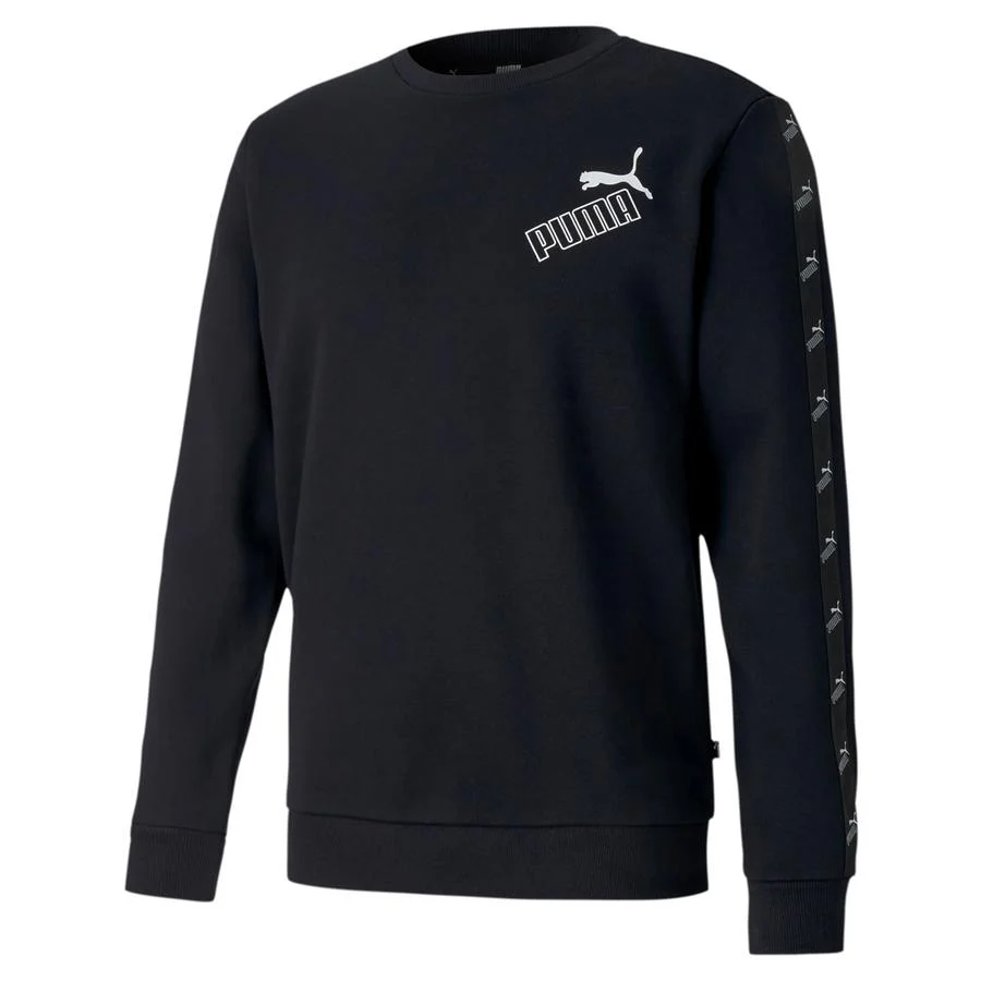 Felpa girocollo nera Puma Amplified Crew - Image 2