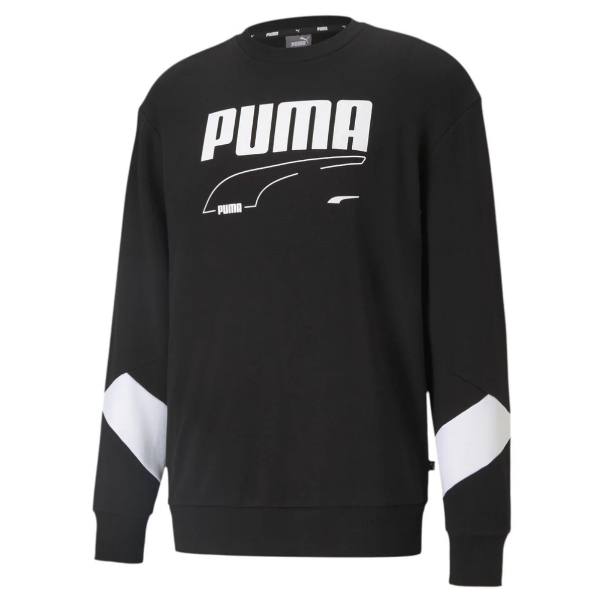 Felpa girocollo nera Puma Rebel Crew - Image 4