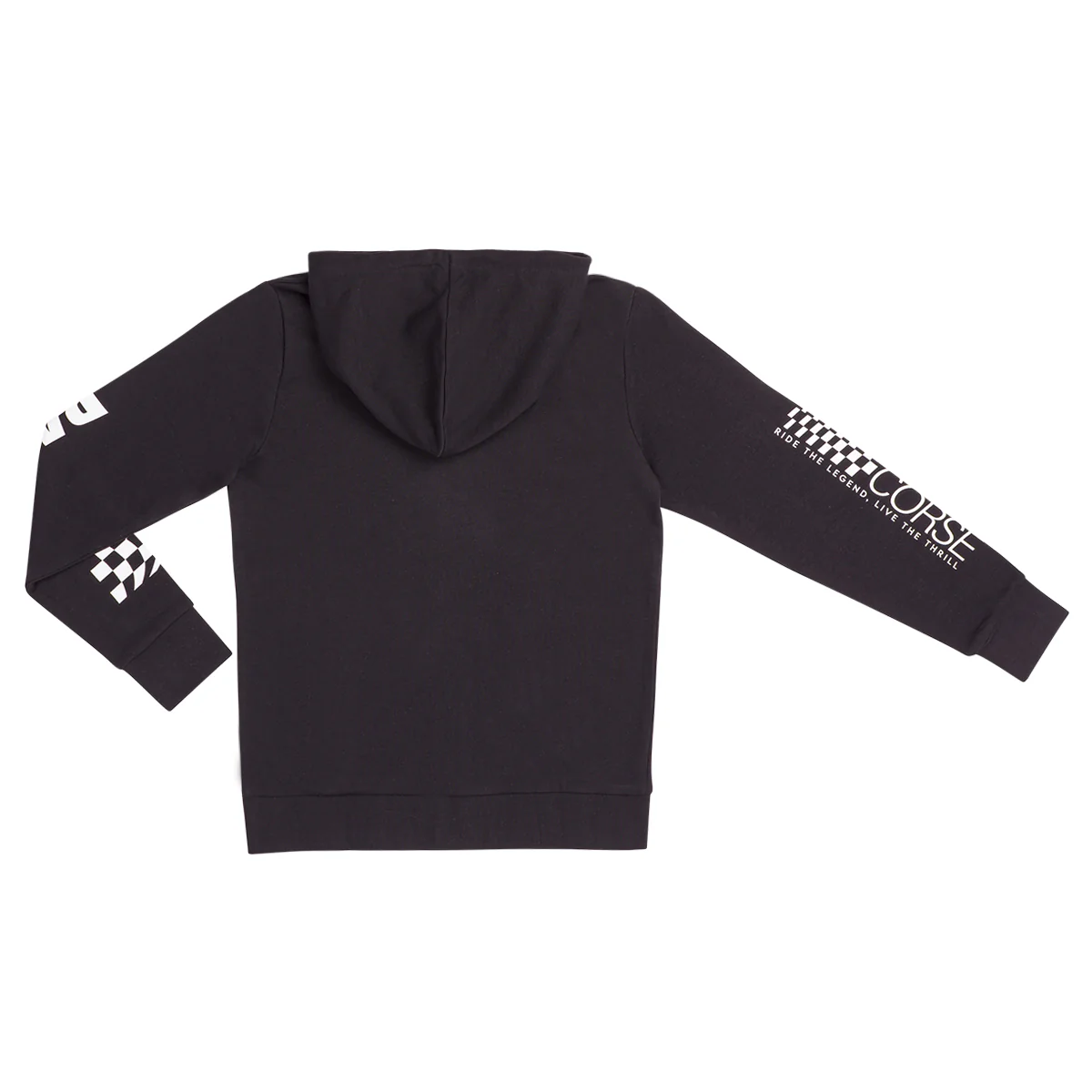 Felpa nera con cappuccio da Ragazzo e con logo Ducati Corse - Image 2
