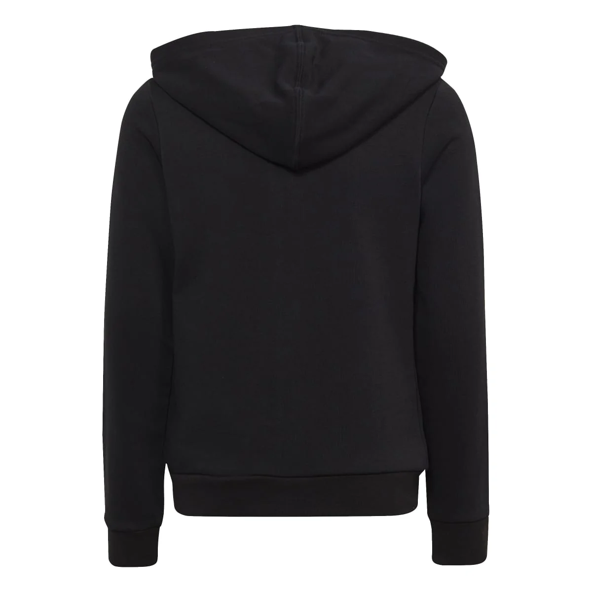 Felpa nera full-zip da bambina adidas Essentials Linear Logo - Image 3