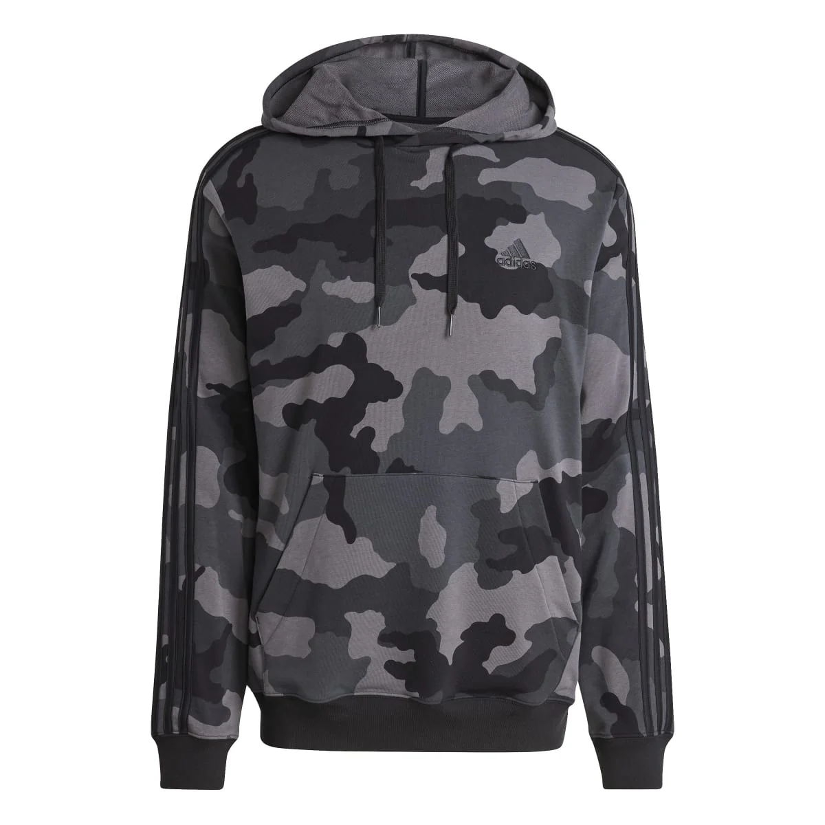 Felpa uomo con cappuccio Seasonal Essentials Camouflage adidas - Image 3
