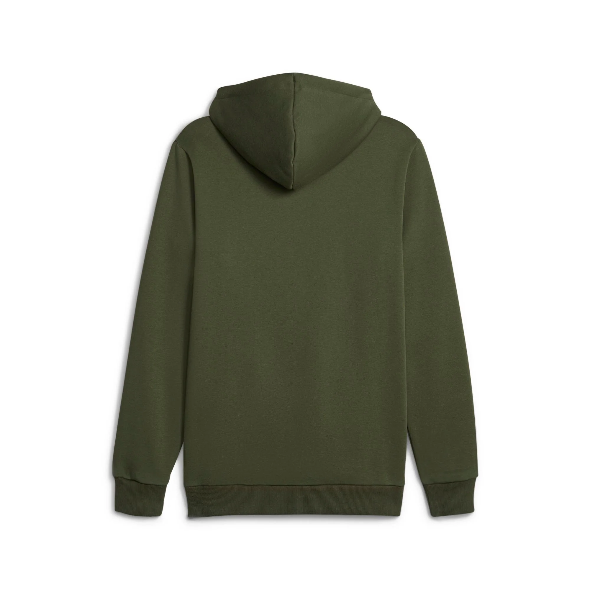 Felpa verde da uomo con logo sul petto e tasche Puma Essentials - Image 7