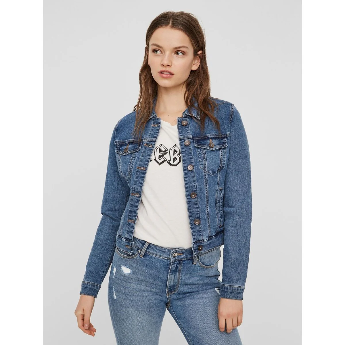 Giacca di jeans corta da donna Vero Moda