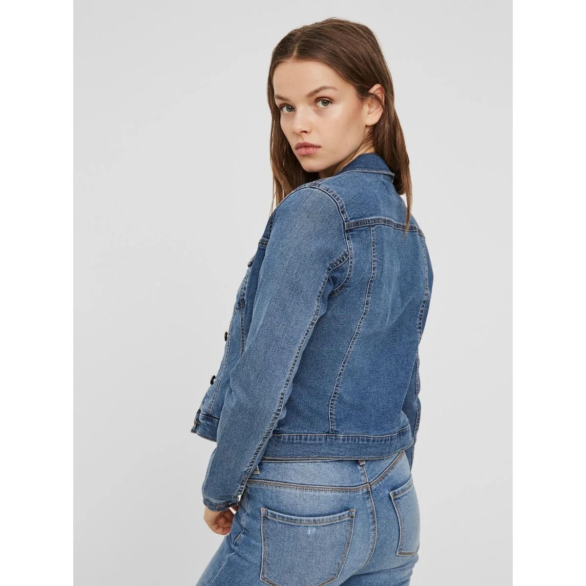 Giacca di jeans corta da donna Vero Moda - Image 4