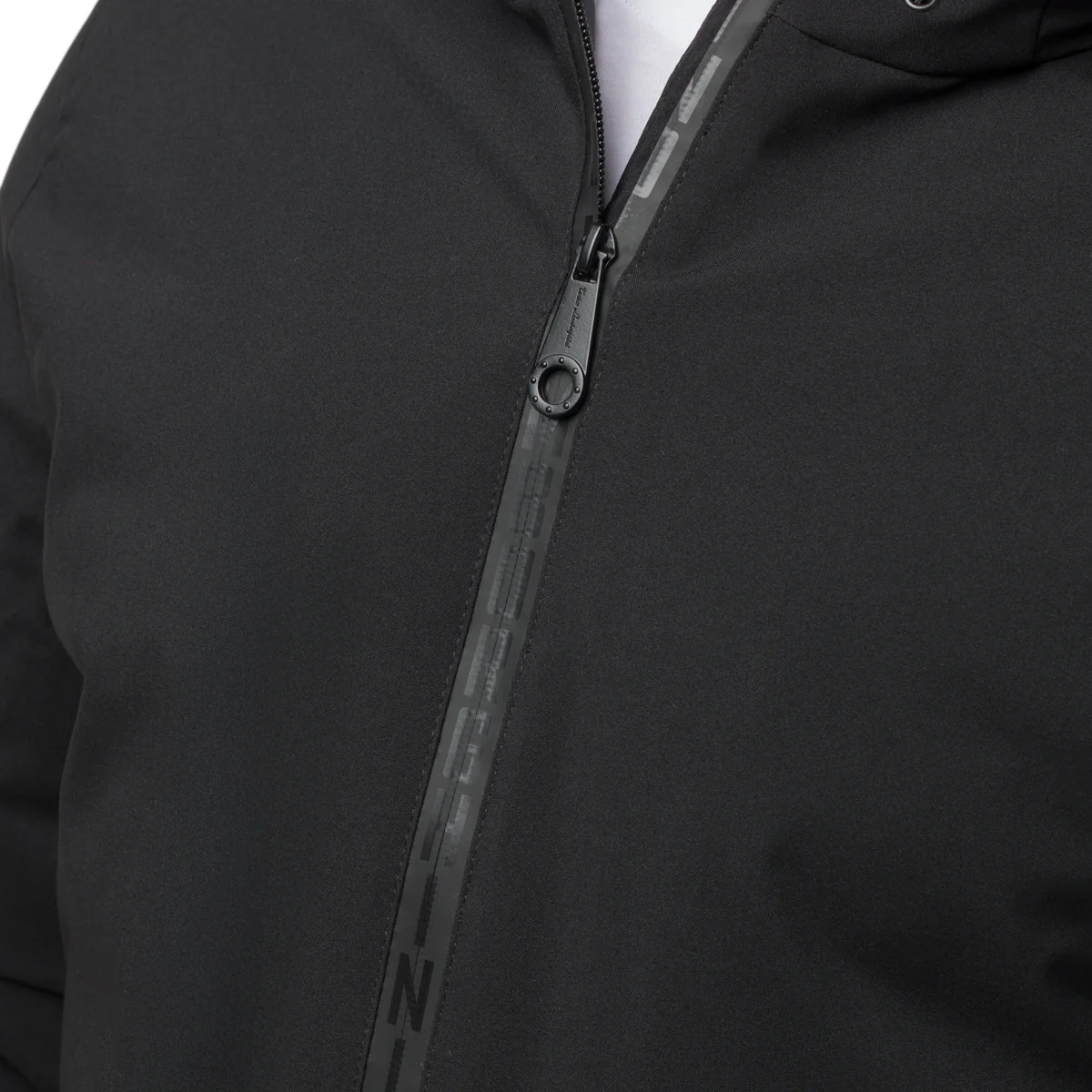 Giacca imbottita Impermeabile nera da Uomo Tonino Lamborghini - Image 3