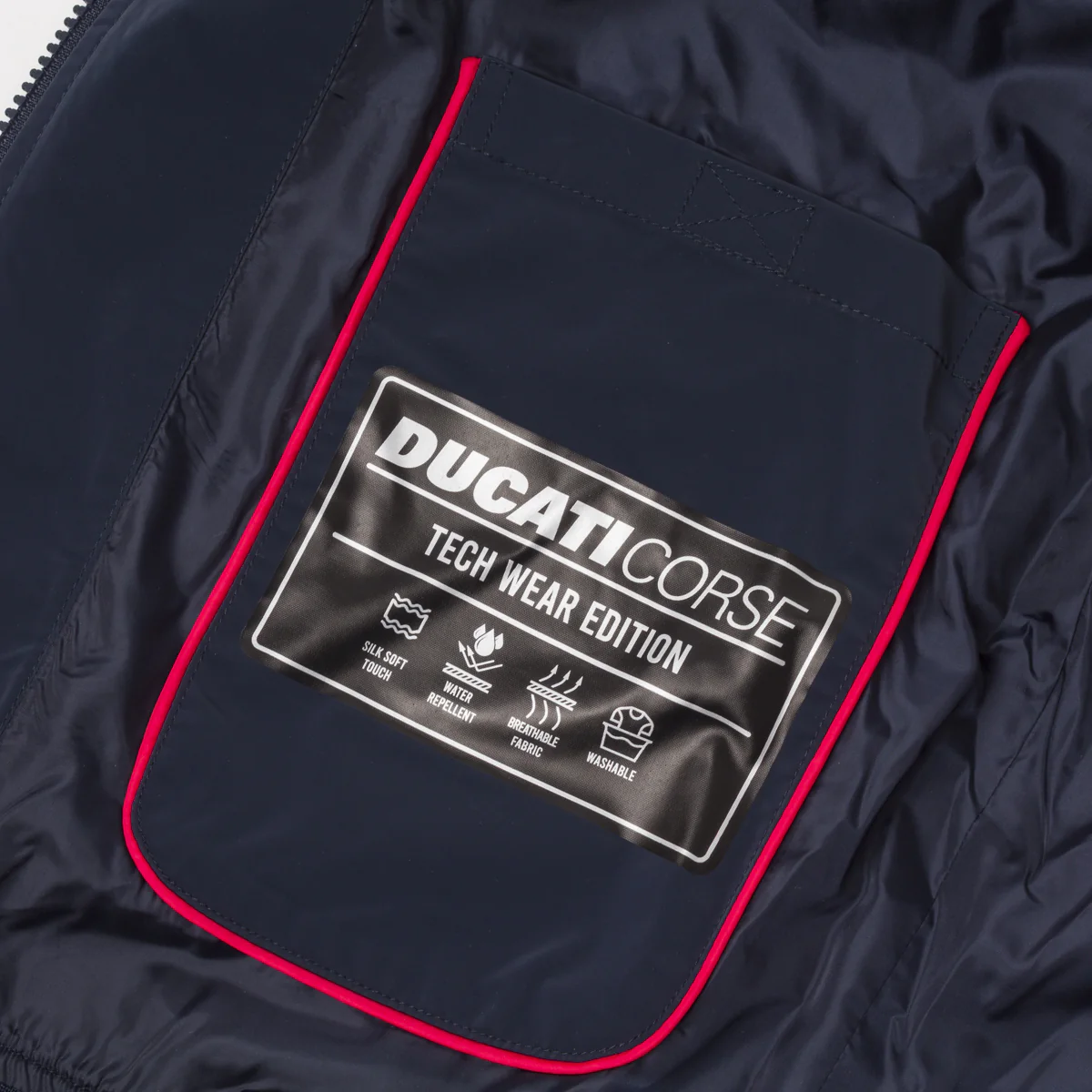Giacca leggera blu da Uomo idrorepellente e traspirante Ducati Corse - Image 5