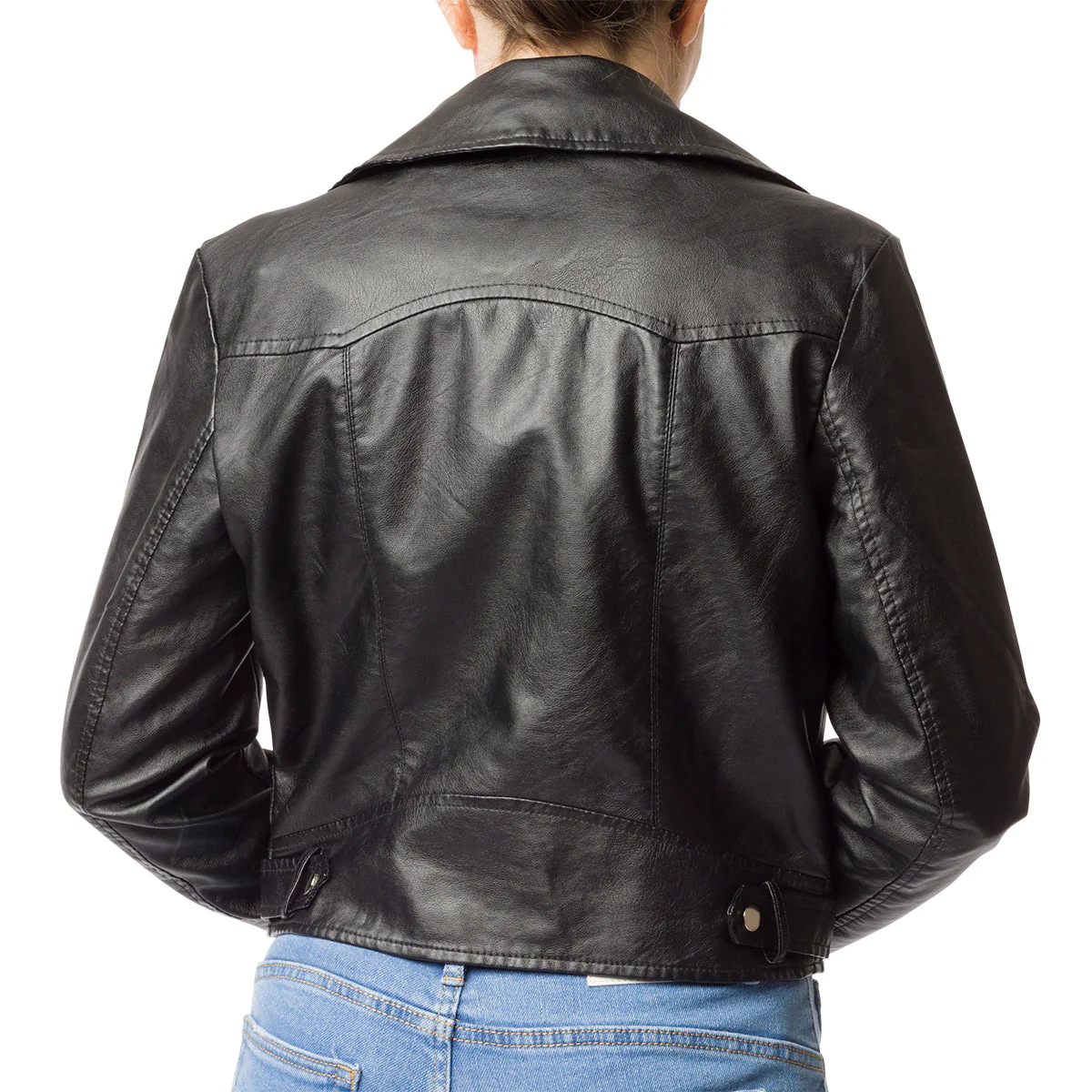Giacca nera effetto pelle da donna Swish Jeans - Image 2