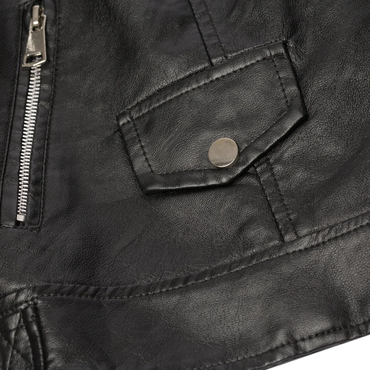 Giacca nera effetto pelle da donna Swish Jeans - Image 7