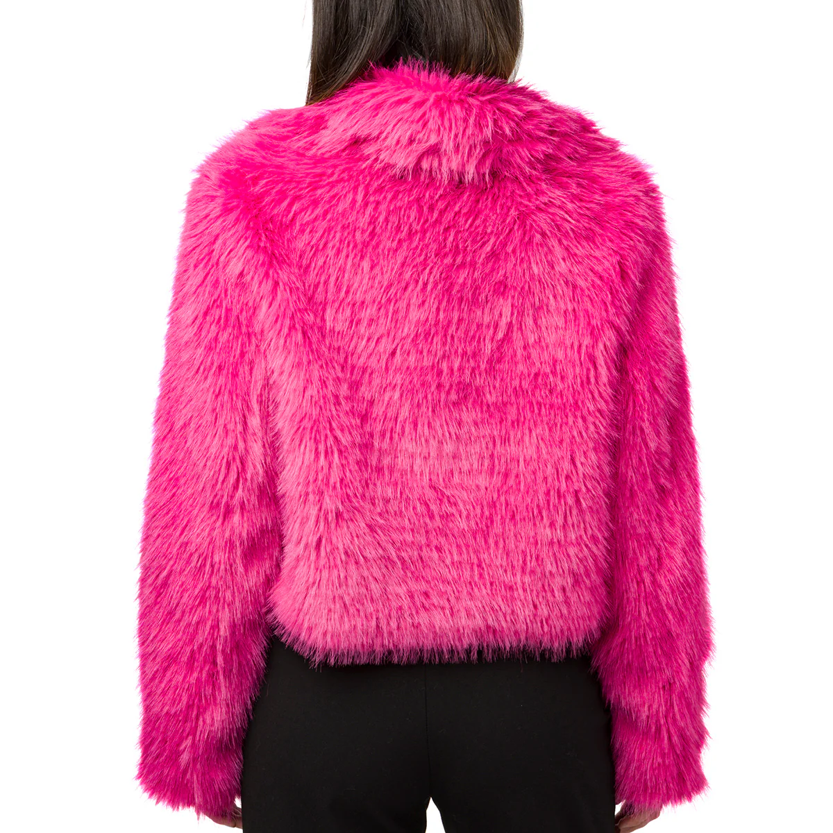 Giacca pelliccia sintetica fucsia da Donna Swish Jeans - Image 2