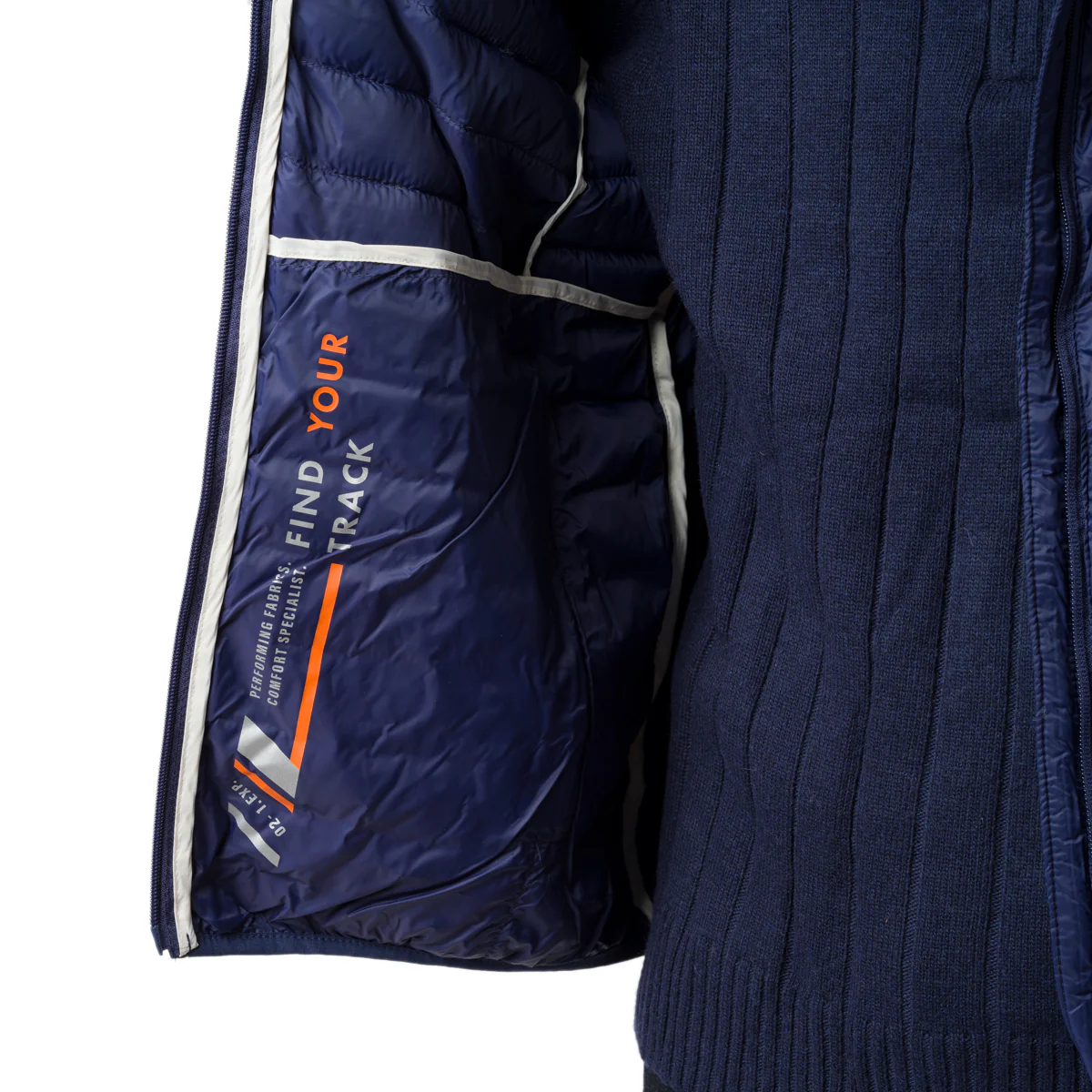 Giacca smanicata gilet da uomo ultralight blu full zip Lonsdale - Image 3