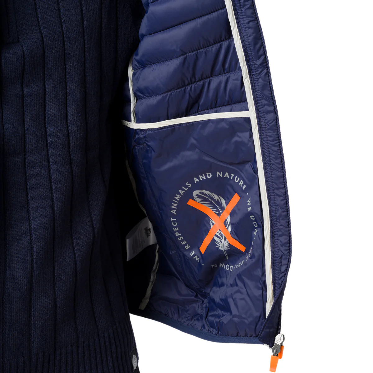 Giacca smanicata gilet da uomo ultralight blu full zip Lonsdale - Image 4