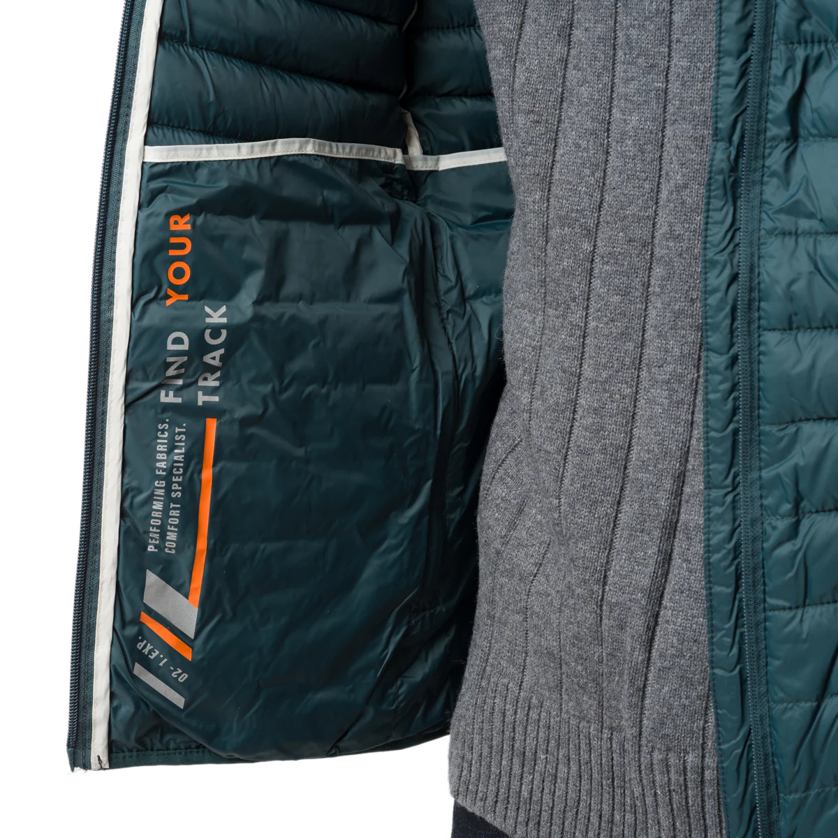 Giacca smanicata gilet da uomo ultralight verde con tasche e full zip Lonsdale - Image 3