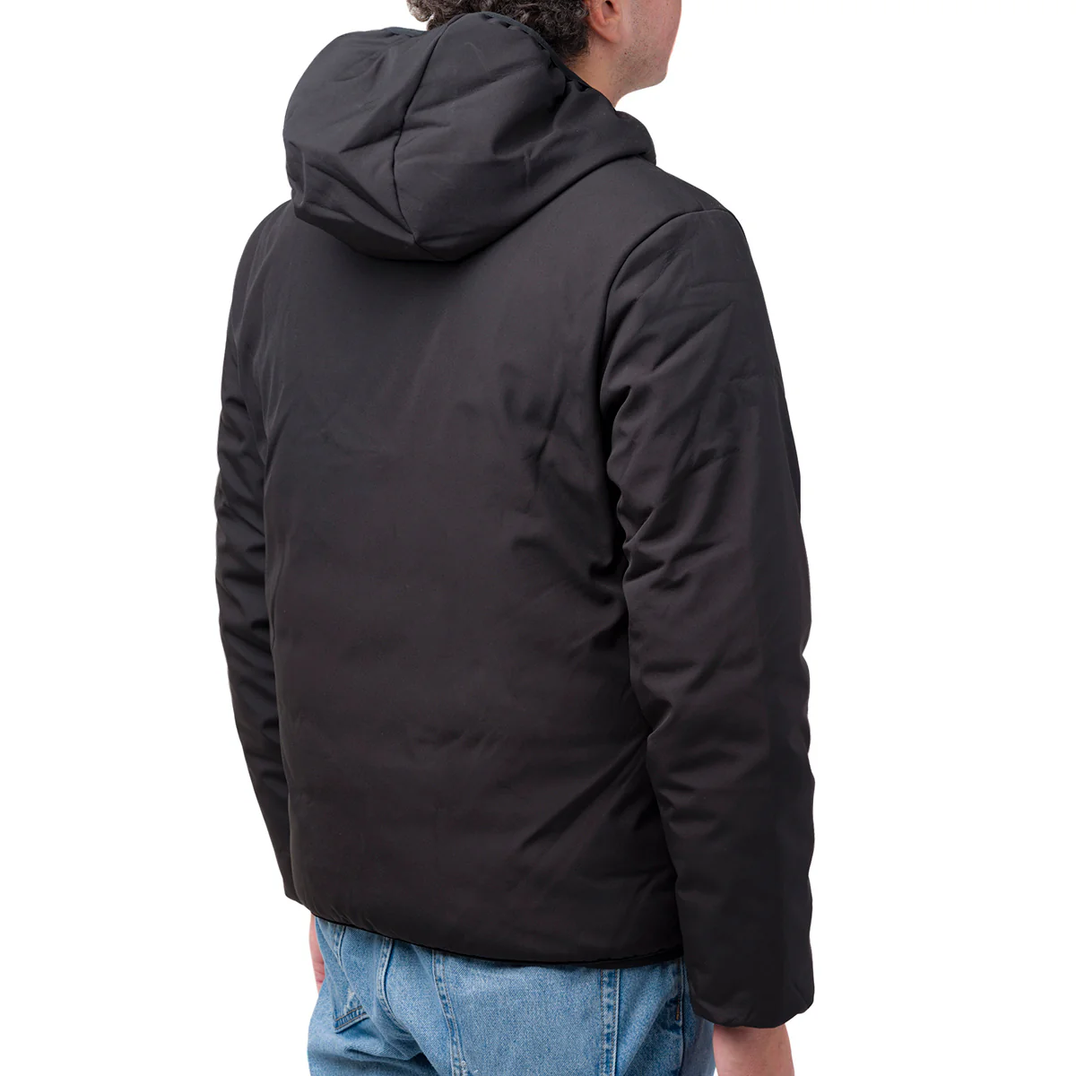 Giacca tecnica da uomo Gate 76 reversibile nera e blu - Image 3