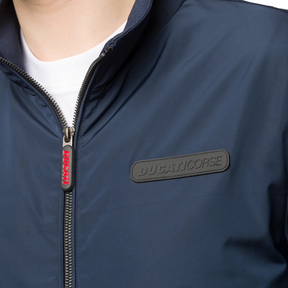 Giubbino blu navy da uomo Ducati Corse Pole Jacket - Image 4