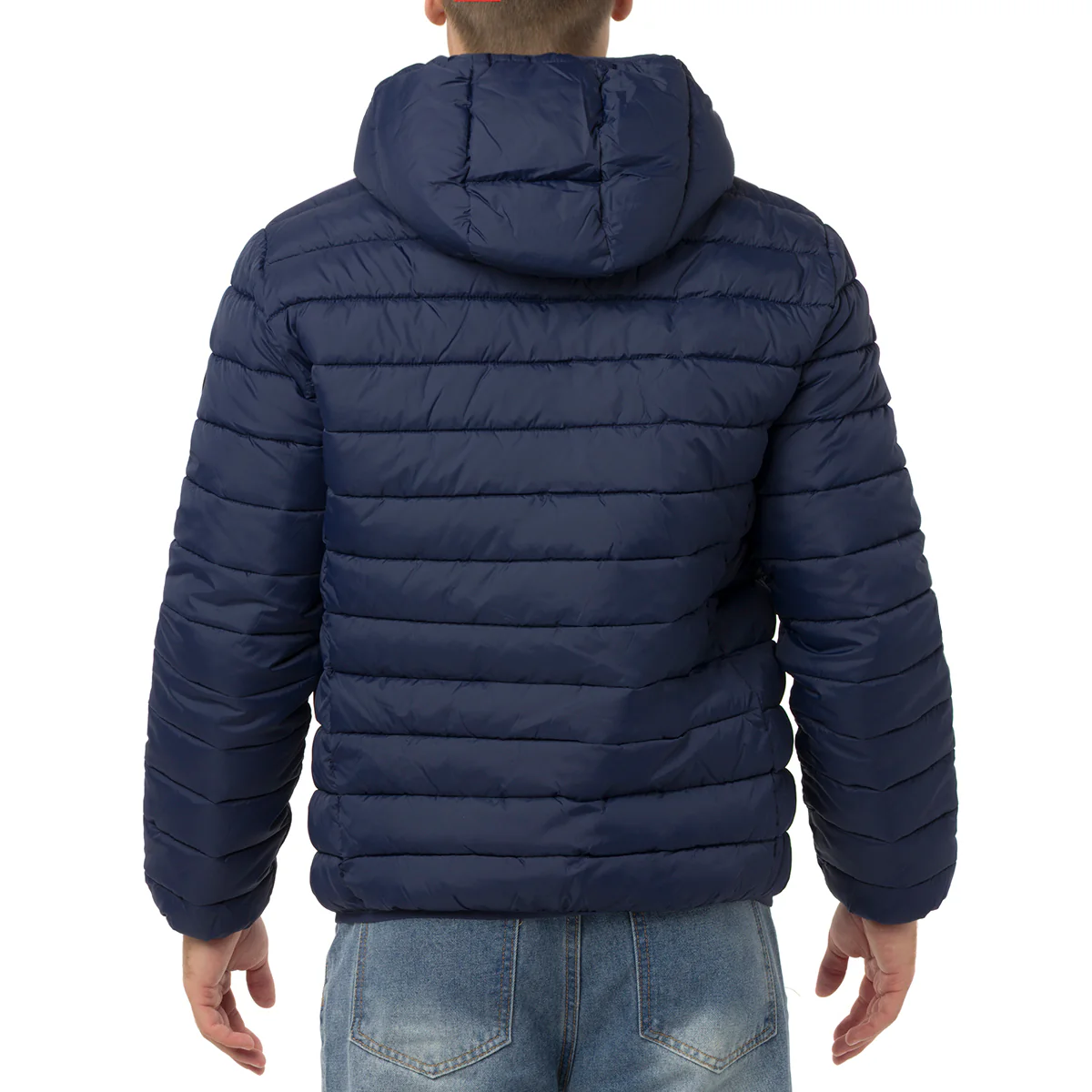 Giubbotto Uomo trapuntato blu con cappuccio Ducati Corse - Image 2