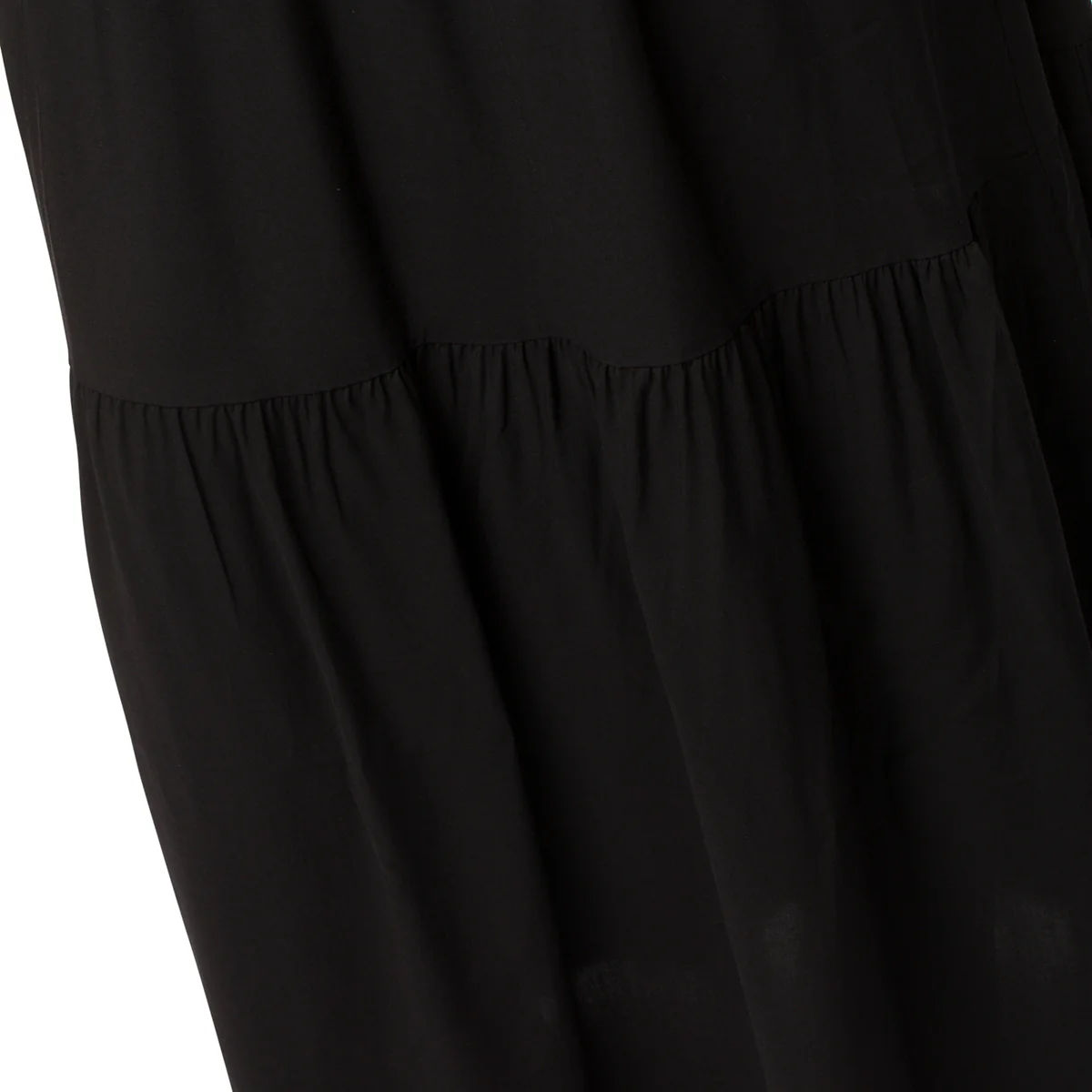 Gonna lunga nera da donna con balze Swish Jeans - Image 4