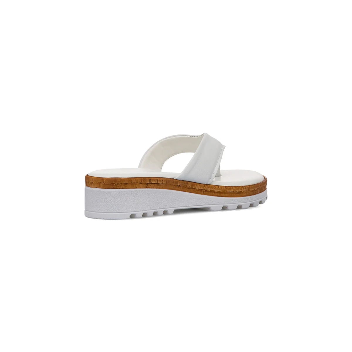 Infradito bianche da Donna in pelle con suola platform Primopiano - Image 3