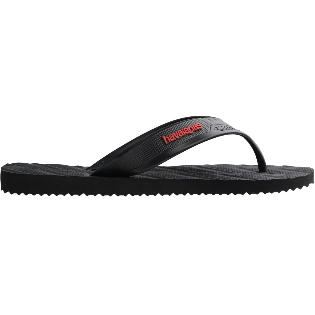 Infradito nere da Uomo con logo rosso Havaianas Track Waves - Image 5