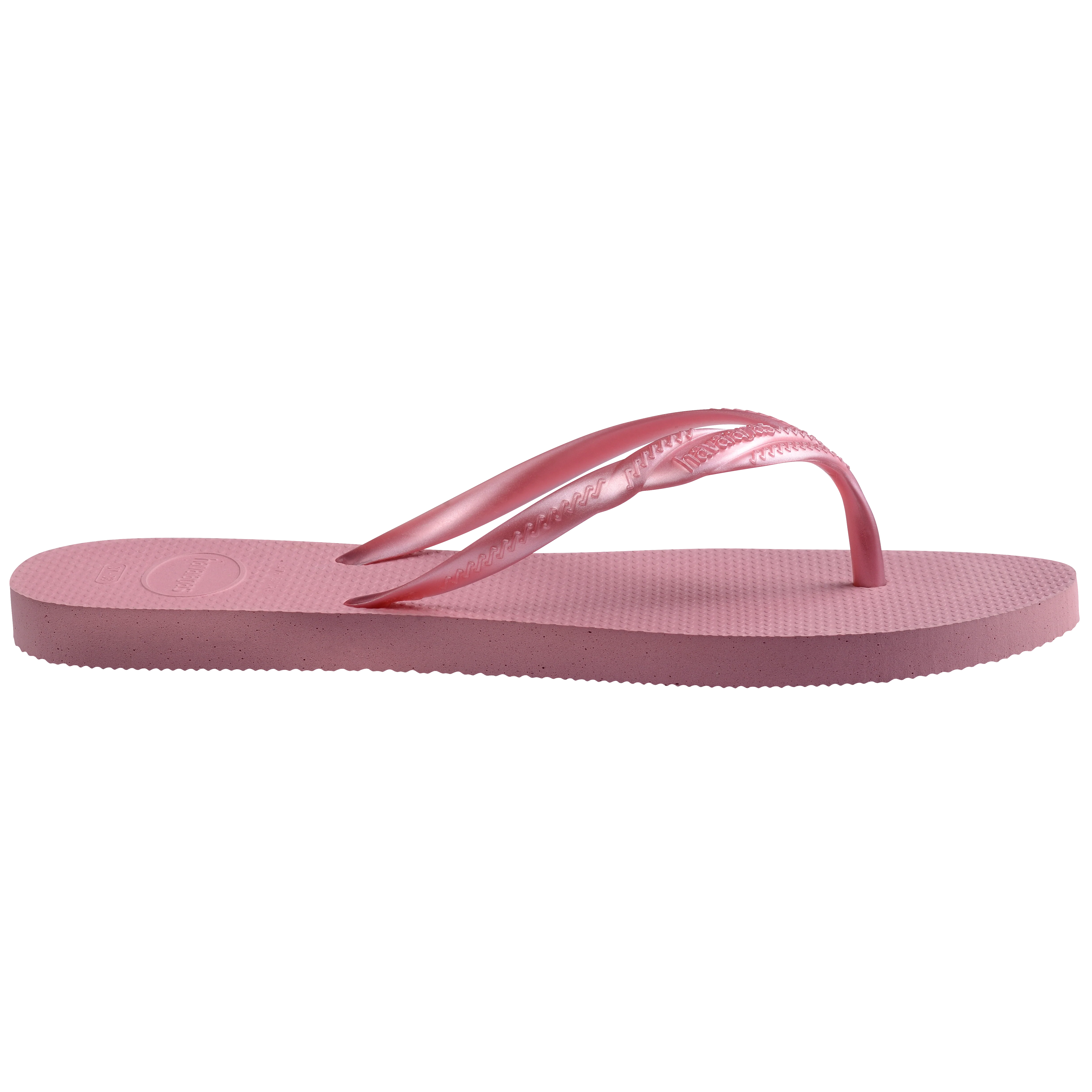 Infradito rosa da Donna con fascette effetto metallizzato Havaianas - Image 3