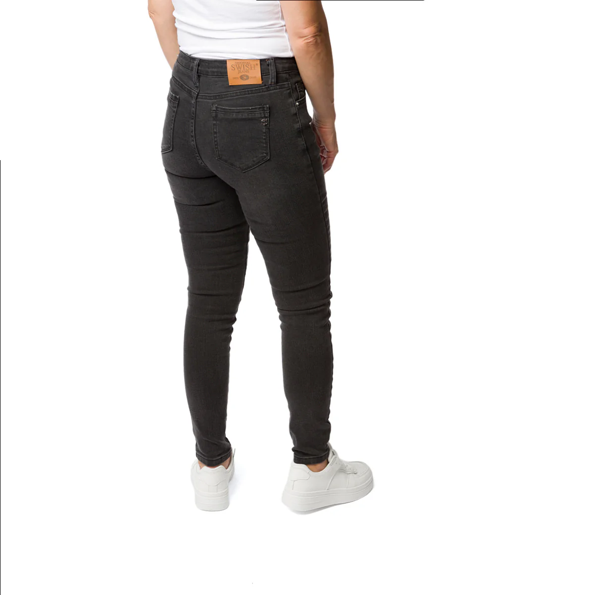 Jeans skinny neri da donna Swish Jeans - Image 2
