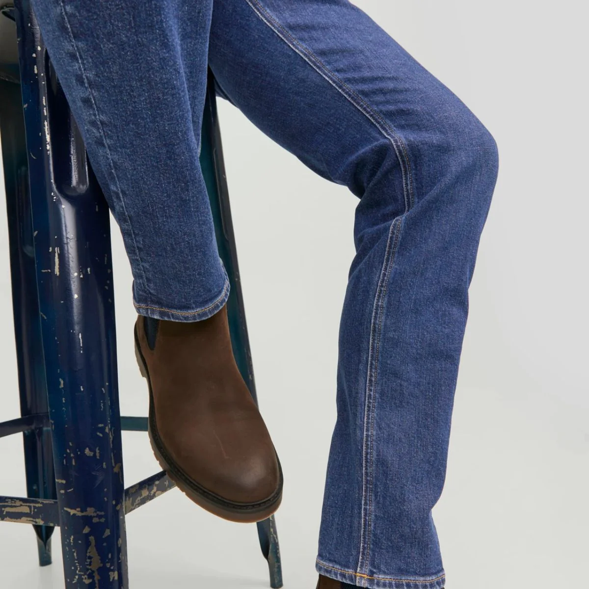 Pantaloni Jeans wide fit blu da uomo Jack & Jones - Image 5