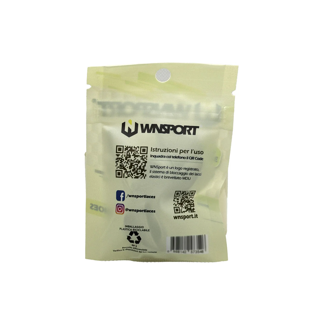 Lacci elastici con sistema bloccaggio regolabile fucsia WNSPORT - Image 3
