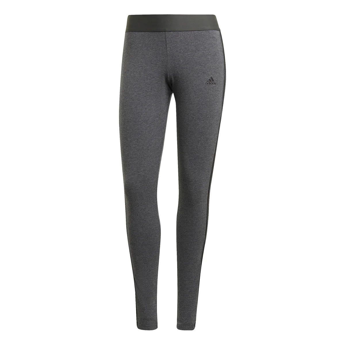 Leggings grigi adidas LOUNGEWEAR Essentials 3-Stripes - Image 6