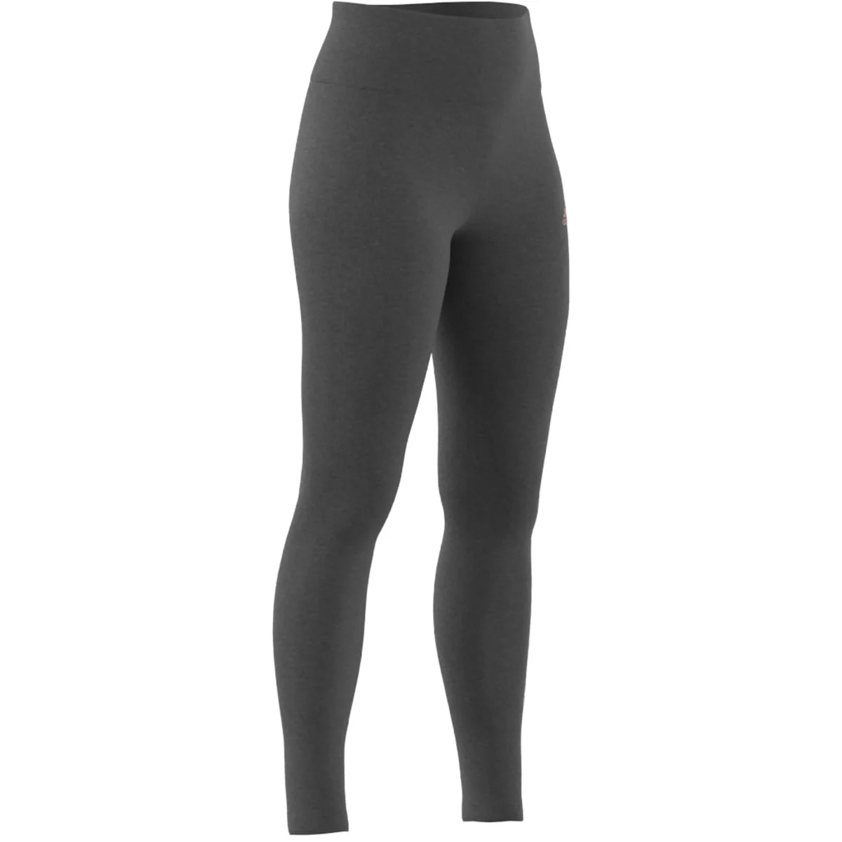 Leggings grigi high-waisted da donna con logo adidas - Image 3