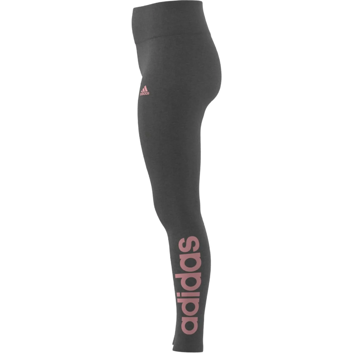 Leggings grigi high-waisted da donna con logo adidas - Image 6