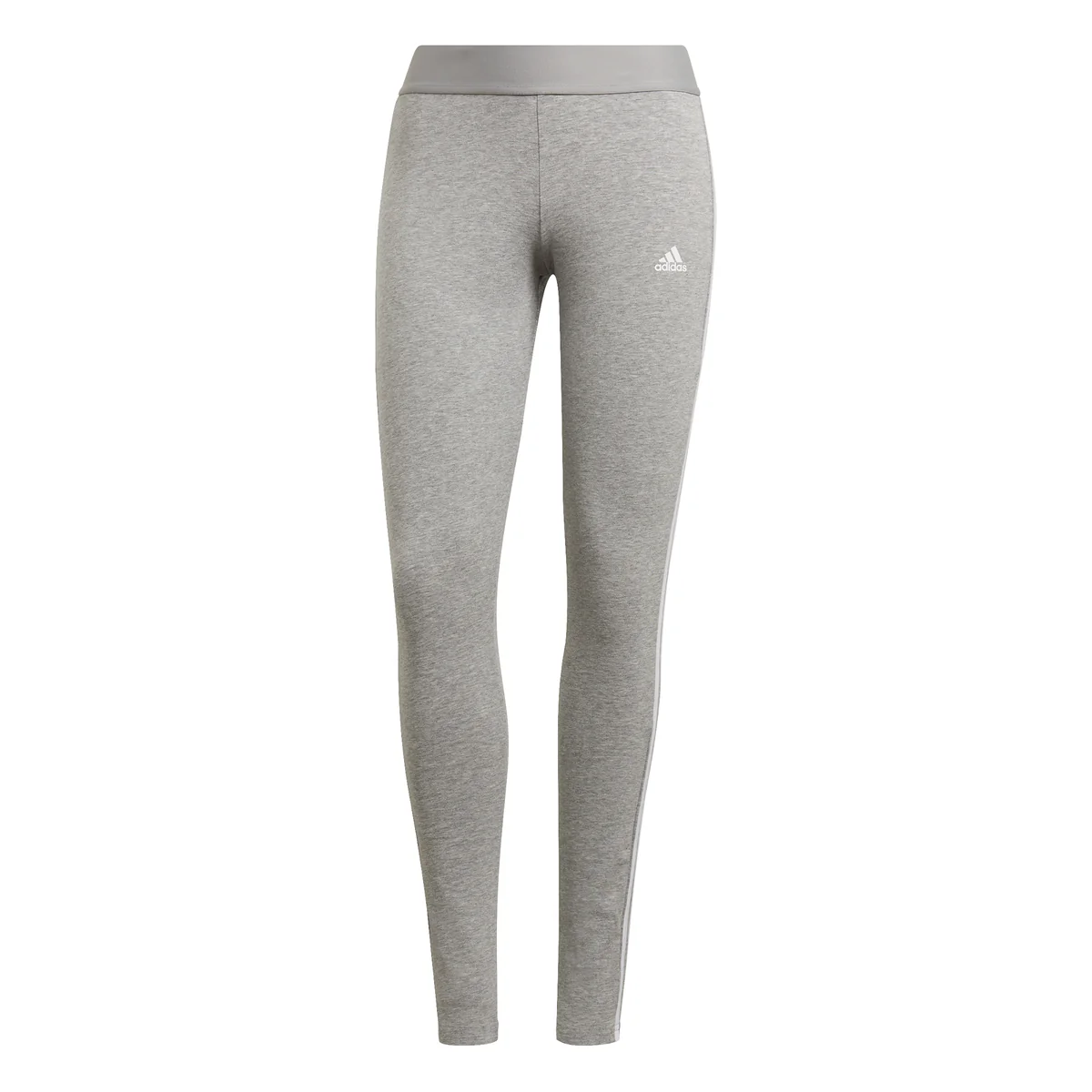 Leggings grigi adidas LOUNGEWEAR Essentials 3-Stripes - Image 6