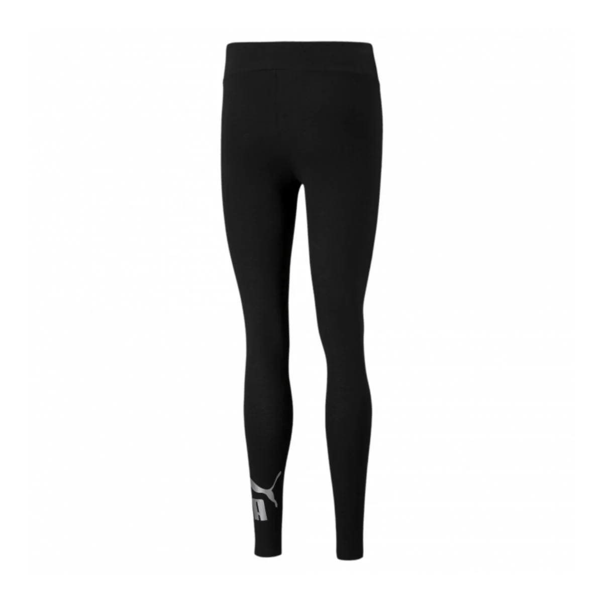 Leggings neri con logo argento Puma ESS+ Metallic - Image 5