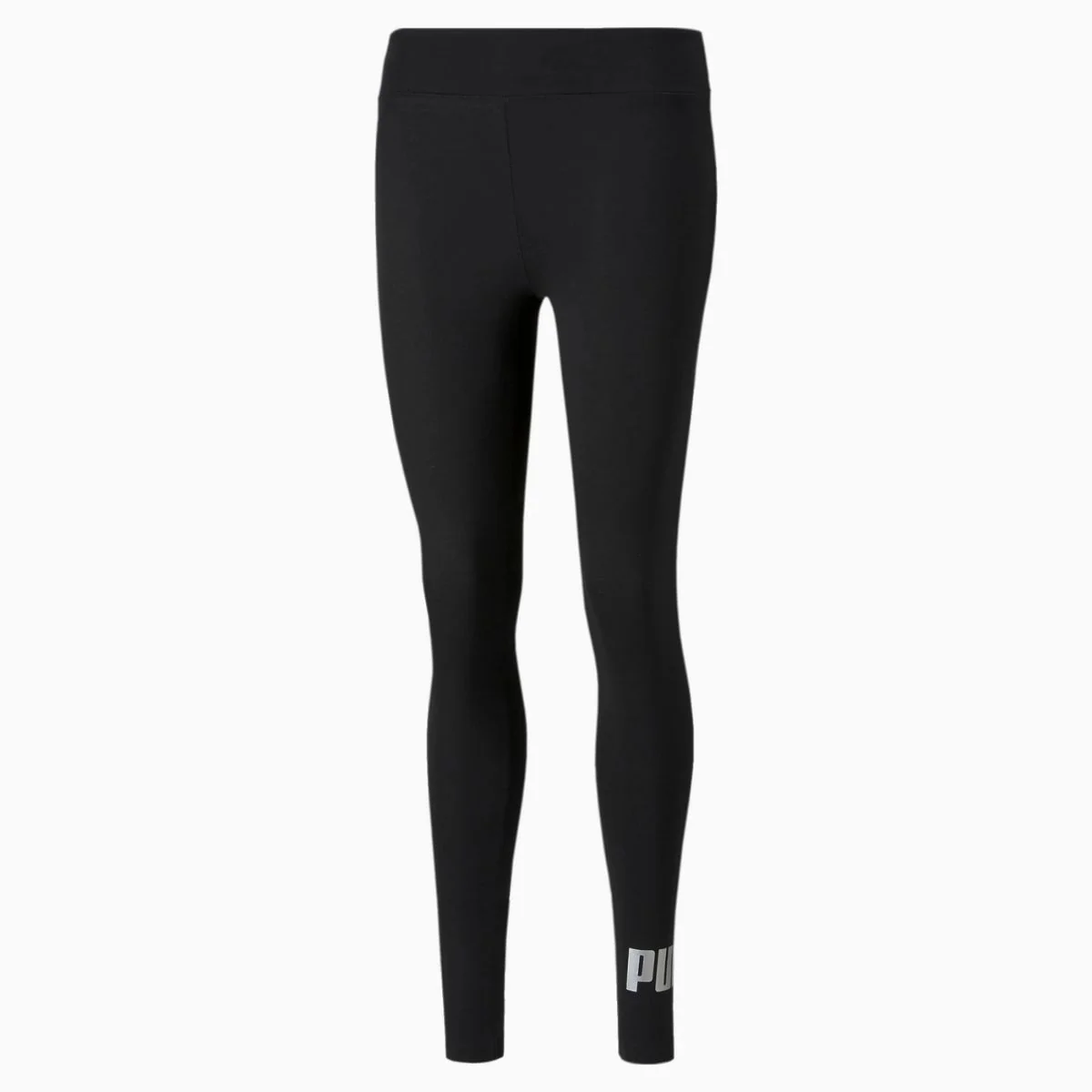 Leggings neri con logo metallizzato Puma Essentials+ Metallic - Image 4