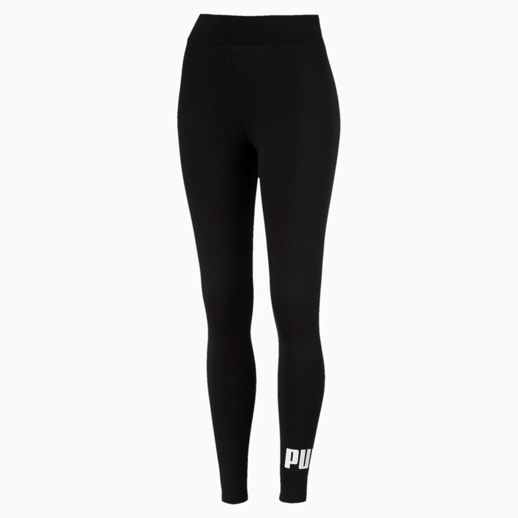 Leggings neri con logo Puma Essentials - Image 4