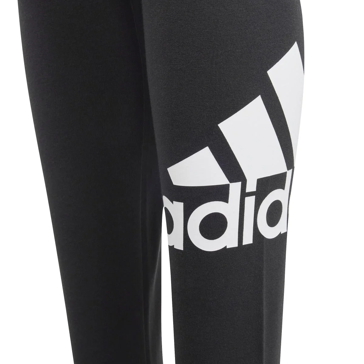 Leggings neri da bambina adidas Essentials Big Logo - Image 4