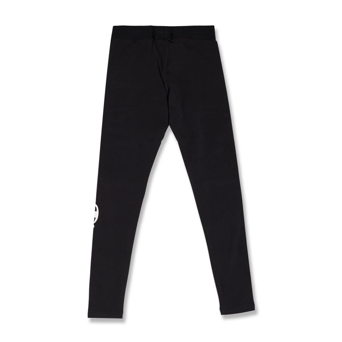 Leggings neri da bambina con logo sulla gamba Champion - Image 2