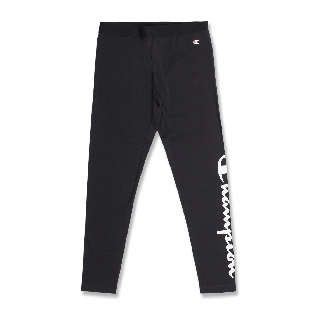 Leggings neri da donna con logo a contrasto Champion