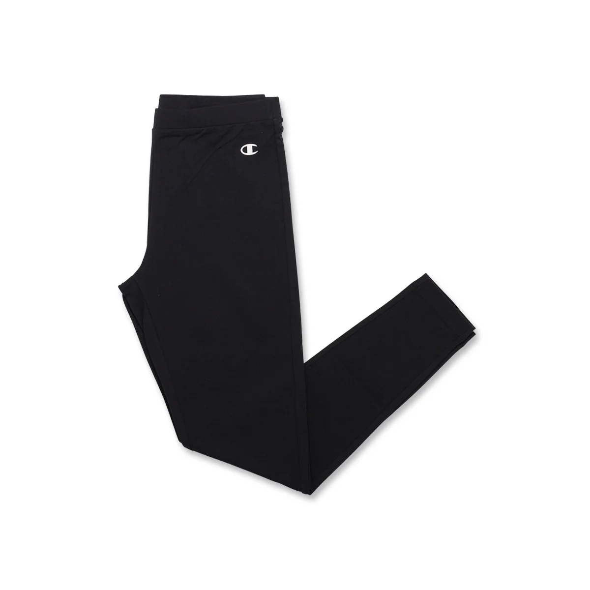 Leggings neri da donna con logo bianco Champion - Image 3